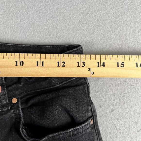 Boden Jeans Womens 10 Black Denim The Marylebone Slim Boot Cut Mid Rise - Picture 4 of 11